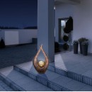 Globo 33468 LED napelemes díszlámpa 1x0,02W | 3000K | IP44 - bronz