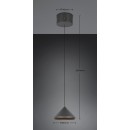 Trio 336210132 LED mennyezeti függőlámpa LAGUNA | 5W integrált LED forrás | 500lm | 2300+3000+4000K