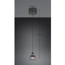 Trio 337010132 LED mennyezeti függőlámpa ROMEO | 7W integrált LED forrás | 700lm | 2300+3000+4000K | lehúzható