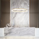 Ideal lux 343402 LED mennyezeti függőlámpa CROWN  | 21W integrált LED forrás | 1620lm | 3000K | a kábelen | fehér