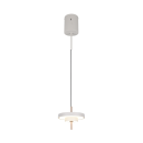 Trio T340210176 LED mennyezeti függőlámpa KEATON  | 10W integrált LED forrás | 1x1200lm | 2300+3000+4000K | a kábelen | Trio - SwitchDimmer | szürke