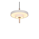 Trio T340210176 LED mennyezeti függőlámpa KEATON  | 10W integrált LED forrás | 1x1200lm | 2300+3000+4000K | a kábelen | Trio - SwitchDimmer | szürke