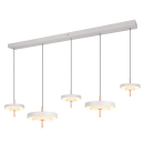 Trio T340210576 LED mennyezeti függőlámpa KEATON  | 50W integrált LED forrás | 1x5900lm | 2300+3000+4000K | a kábelen | Trio - SwitchDimmer | szürke