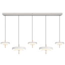 Trio T340210576 LED mennyezeti függőlámpa KEATON  | 50W integrált LED forrás | 1x5900lm | 2300+3000+4000K | a kábelen | Trio - SwitchDimmer | szürke