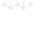 Trio T340210576 LED mennyezeti függőlámpa KEATON  | 50W integrált LED forrás | 1x5900lm | 2300+3000+4000K | a kábelen | Trio - SwitchDimmer | szürke