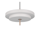 Trio T340219176 LED mennyezeti függőlámpa KEATON  | 34W integrált LED forrás | 1x4000lm | 2300+3000+4000K | a kábelen | Trio - SwitchDimmer | szürke