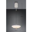 Trio T340219176 LED mennyezeti függőlámpa KEATON  | 34W integrált LED forrás | 1x4000lm | 2300+3000+4000K | a kábelen | Trio - SwitchDimmer | szürke