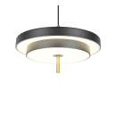 Trio T340219180 LED állólámpa KEATON  | 34W integrált LED forrás | 1x4000lm | 2300+3000+4000K | a kábelen | Trio - SwitchDimmer | fekete | aranyszínű