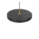 Trio T340219180 LED állólámpa KEATON  | 34W integrált LED forrás | 1x4000lm | 2300+3000+4000K | a kábelen | Trio - SwitchDimmer | fekete | aranyszínű