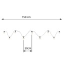Globo 34090N LED fényfüzér Almaga 10x0,27W | 220lm | 2700K - fekete
