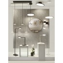 Trio 340910131 LED  mennyezeti függőlámpa Tray 1x29W | 3750lm | 4000K - állítható magasság, szabályozható, fehér