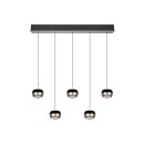 Trio SELECT  344410507  LED mennyezeti függőlámpa ORBIT  | 5x8W integrált LED forrás | 5x960lm | 2300+3000+4000K