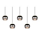Trio SELECT  344410507  LED mennyezeti függőlámpa ORBIT  | 5x8W integrált LED forrás | 5x960lm | 2300+3000+4000K