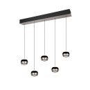 Trio SELECT  344410507  LED mennyezeti függőlámpa ORBIT  | 5x8W integrált LED forrás | 5x960lm | 2300+3000+4000K