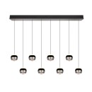 Trio SELECT  344410807  LED mennyezeti függőlámpa ORBIT  | 8x8W integrált LED forrás | 8x960lm | 2300+3000+4000K