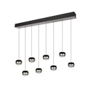 Trio SELECT  344410807  LED mennyezeti függőlámpa ORBIT  | 8x8W integrált LED forrás | 8x960lm | 2300+3000+4000K