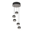 Trio SELECT  344430507  LED mennyezeti függőlámpa ORBIT  | 5x8W integrált LED forrás | 5x960lm | 2300+3000+4000K