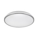 Rabalux 3478 LED mennyezeti lámpa Linden 1x50W | 4500lm | 3000-6500K - szabályozható, távirányító, időzítő, éjszakai üzemmód, csillaghatás, króm, fehér