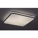 Rabalux 3479 LED mennyezeti lámpa Linden 1x72W | 5800lm | 3000-6500K - szabályozható, távirányító, időzítő, éjszakai üzemmód, csillaghatás, króm, fehér
