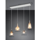 Trio T349400417 mennyezeti függőlámpa ALDEA  | 4x10W E14 | a kábelen | sárga | fehér | élénk színű