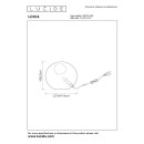Lucide L105170138 asztali lámpa LOXIA  E14