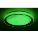 Rabalux 3510 LED mennyezeti lámpa Everest 1x40W | 3200lm | 2700-6500K | RGB - távirányító, állítható színhőmérséklet, memória funkció, időzítő, Wi-Fi, éjszakai üzemmód, szabályozható, ezüst