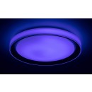 Rabalux 3510 LED mennyezeti lámpa Everest 1x40W | 3200lm | 2700-6500K | RGB - távirányító, állítható színhőmérséklet, memória funkció, időzítő, Wi-Fi, éjszakai üzemmód, szabályozható, ezüst