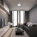 Rabalux 3510 LED mennyezeti lámpa Everest 1x40W | 3200lm | 2700-6500K | RGB - távirányító, állítható színhőmérséklet, memória funkció, időzítő, Wi-Fi, éjszakai üzemmód, szabályozható, ezüst