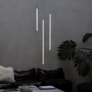 Ideal lux 352671 LED mennyezeti függőlámpa TUBIX  | 11W integrált LED forrás | 1040lm | 3000K | a kábelen | fehér