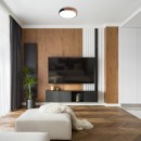 Rabalux 3528 LED mennyezeti lámpa Maple 1x24W | 1890lm | 4000K - fekete, fa, fehér