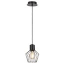 Rabalux 3539 mennyezeti függőlámpa Belano 1x40W | E27 - fekete