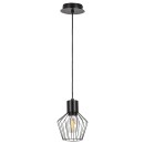 Rabalux 3539 mennyezeti függőlámpa Belano 1x40W | E27 - fekete