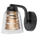 Rabalux 3542 fali lámpa Zenaida 1x60W | E27 - fekete, arany