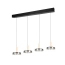 Trio T354910432 LED mennyezeti függőlámpa CELESTE  | 4x7,5W integrált LED forrás | 4x750lm | 3000K