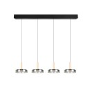 Trio T354910432 LED mennyezeti függőlámpa CELESTE  | 4x7,5W integrált LED forrás | 4x750lm | 3000K
