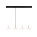 Trio T354910465 LED mennyezeti függőlámpa CELESTE  | 4x7,5W integrált LED forrás | 4x750lm | 3000K