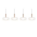 Trio T354910465 LED mennyezeti függőlámpa CELESTE  | 4x7,5W integrált LED forrás | 4x750lm | 3000K