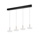 Trio T354910465 LED mennyezeti függőlámpa CELESTE  | 4x7,5W integrált LED forrás | 4x750lm | 3000K