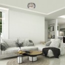 Rabalux 3598 mennyezeti lámpa Ninelle 6x40W | G9 - króm, kristály, füstüveg