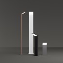 Ideal lux 364841 LED kerti oszloplámpa STYLE  | 9W integrált LED forrás | 720lm | 3000K | antracit