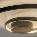 Ideal lux 365053 LED mennyezetre szerelhető lámpa OZ  | 52W integrált LED forrás | 2560lm | 3000K | fekete