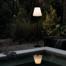 Ideal lux 365756 kültéri asztali lámpa ARCADIA  E27 | kapcsolóval | fehér