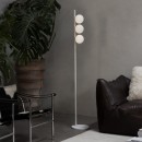 Ideal lux 369327 állólámpa BINOMIO G9 | kapcsolóval | fekete
