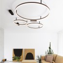 Ideal lux 370217 LED mennyezetre szerelhető lámpa ORACLE  | 29W integrált LED forrás | 1590lm | 3000K | bronz