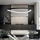 Ideal lux 372235 LED mennyezeti függőlámpa GEMINI  | 78W integrált LED forrás | 5430lm | 4000K | bronz
