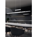 Trio 375310507 LED mennyezeti függőlámpa Trajan 1x42W + 2x6W | 5000 lm | 2700-5000K | IP20 - 3 fázisú fényerő -szabályozó a lámpán, világítási hőmérséklet beállítása, állítható szélesség és magasság, szabályozható, felső/alsó világítás, nikkel