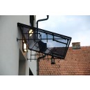 Trio 677860142 LED kültéri mennyezeti lámpa Witham 1x14W | 1550lm | 2300K+3000K+4000K | IP54 - állítható színhőmérséklet, DIP Switch, antracit