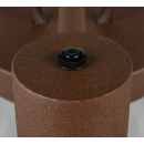 Trio T404160324 kültéri oszloplámpa SAMBESI  | 28W E27 | rozsda