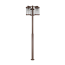 Trio T404160324 kültéri oszloplámpa SAMBESI  | 28W E27 | rozsda