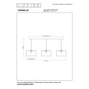 Lucide L104150399 mennyezeti függőlámpa TANSELLE  E27